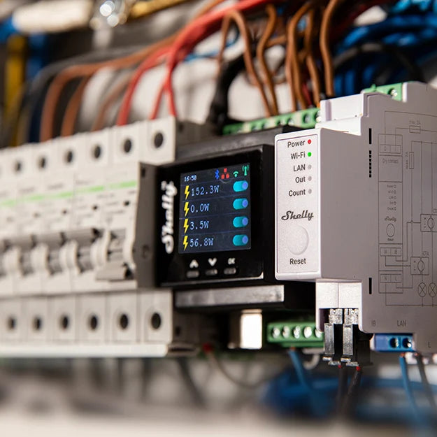 SHELLY PRO EM - 50 Elektroměr jednofázový SHELLY PRO EM - 50 Elektroměr jednofázový